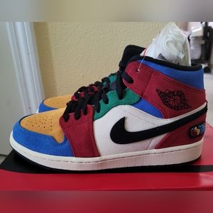 Air Jordan 1 Mid x FEARLESS Blue The Great
